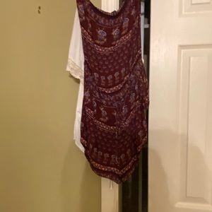 Maroon Romper